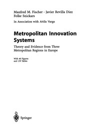 Front cover of Metropolitan Innovation Systems by Manfred M. Fischer