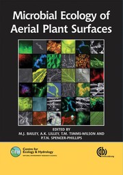 Front cover of Microbial ecology of aerial plant surfaces by Mark J. Bailey