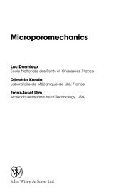 Front cover of Microporomechanics by Luc Dormieux
