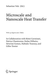 Front cover of Microscale and nanoscale heat transfer by Sebastian Volz