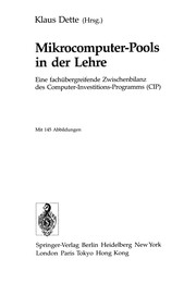 Front cover of Mikrocomputer-Pools in der Lehre by Gesellschaft für Technologiefolgenforschung