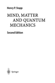 Front cover of Mind, Matter and Quantum Mechanics by Henry P. Stapp