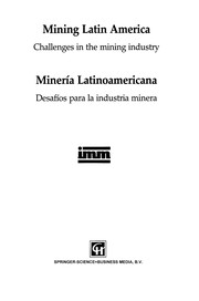 Front cover of Mining Latin America by Institution of Mining and Metallurgy