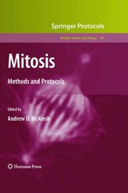 Cover of Mitosis by Andrew D. McAinsh