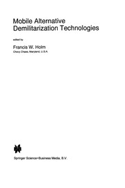 Cover of Mobile Alternative Demilitarization Technologies by Francis W. Holm