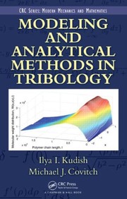 Front cover of Modeling and analytical methods in tribology by Ilya I. Kudish