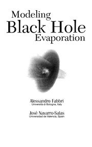 Front cover of MODELING BLACK HOLE EVAPORATION by ALESSANDRO FABBRI