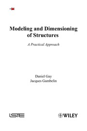 Front cover of Modeling and dimensioning of structures by Daniel Gay