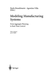 Cover of Modeling Manufacturing Systems by Paolo Brandimarte
