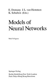 Front cover of Models of Neural Networks by Eytan Domany