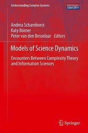 Front cover of Models of Science Dynamics by Andrea Scharnhorst