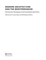 Front cover of Modern architecture and the Mediterranean by Jean-François Lejeune