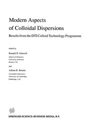 Front cover of Modern Aspects of Colloidal Dispersions by Ronald H. Ottewill