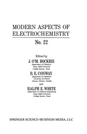 Front cover of Modern Aspects of Electrochemistry by J. O'M Bockris