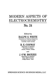 Front cover of Modern Aspects of Electrochemistry by Ralph E. White