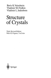 Cover of Modern Crystallography 2 by Boris K. Vainshtein
