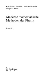 Cover of Moderne mathematische Methoden der Physik by Karl-Heinz Goldhorn