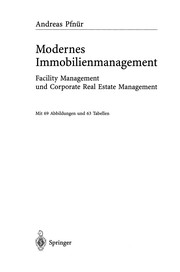 Front cover of Modernes Immobilienmanagement by Andreas Pfnür