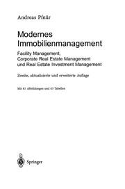 Cover of Modernes Immobilienmanagement by Andreas Pfnür