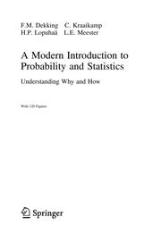 Cover of A modern introduction to probability and statistics by C. Kraaikamp