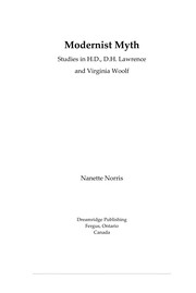 Cover of Modernist myth by Nanette Norris