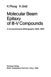 Front cover of Molecular Beam Epitaxy of III-V Compounds by Klaus Ploog