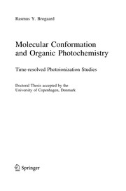 Front cover of Molecular Conformation and Organic Photochemistry by Rasmus Y. Brogaard