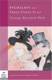 Front cover of Pygmalion and Three Other Plays (Doctor's Dilemma / Heartbreak House / Major Barbara / Pygmalion) by George Bernard Shaw