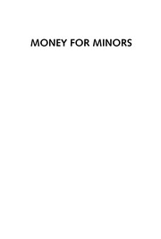 Cover of Money for minors by Marie Bussing-Burks