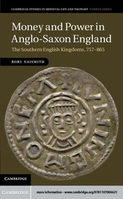 Cover of Money and power in Anglo-Saxon England by Rory Naismith