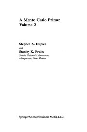Cover of A Monte Carlo Primer by Stephen A. Dupree