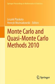 Front cover of Monte Carlo and Quasi-Monte Carlo Methods 2010 by Leszek Plaskota
