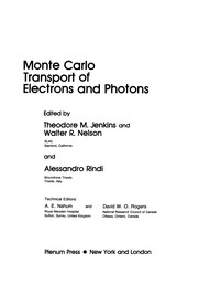 Front cover of Monte Carlo Transport of Electrons and Photons by Theodore M. Jenkins