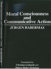 Front cover of Moral consciousness and communicative action by Jürgen Habermas