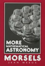 Cover of More mathematical astronomy morsels by Jean Meeus