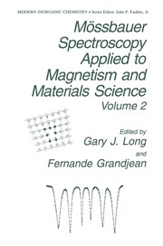Cover of Mössbauer Spectroscopy Applied to Magnetism and Materials Science by Gary J. Long