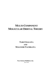 Cover of Multi-component molecular orbital theory by Taro Udagawa