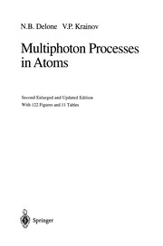 Cover of Multiphoton processes in atoms by N. B. Delone