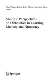 Front cover of Multiple Perspectives on Difficulties in Learning Literacy and Numeracy by Claire Wyatt-Smith