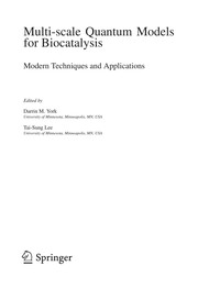 Cover of Multi-scale Quantum Models for Biocatalysis by Jerzy Leszczyński