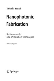 Front cover of Nanophotonic Fabrication by Takashi Yatsui