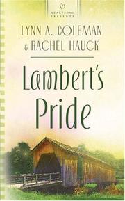 Cover of Lambert's pride by Lynn A. Coleman