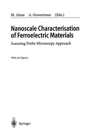 Front cover of Nanoscale Characterisation of Ferroelectric Materials by Marin Alexe