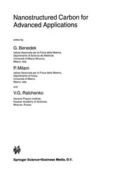 Cover of Nanostructured carbon for advanced applications by G. Benedek