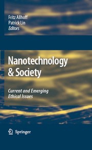 Front cover of Nanotechnology & Society by Fritz Allhoff