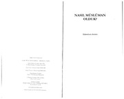 Cover of Nasıl Müslüman olduk? by Erdoğan Aydın