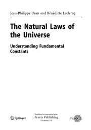 Front cover of The natural laws of the universe by Jean-Philippe Uzan