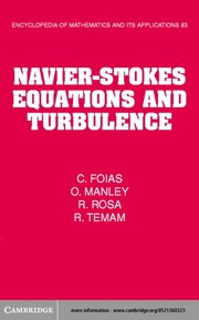 Front cover of Navier-Stokes equations and turbulence by Ciprian Foias