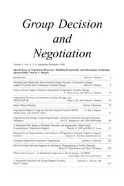 Cover of Negotiation Processes: Modeling Frameworks and Information Technology by Melvin F. Shakun