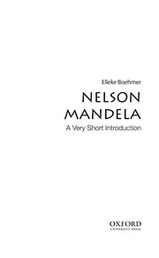 Front cover of Nelson Mandela by Elleke Boehmer